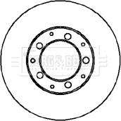 Borg & Beck BBD5064 - Brake Disc autospares.lv