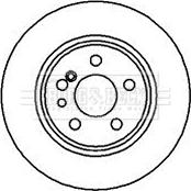 Borg & Beck BBD5004 - Brake Disc autospares.lv