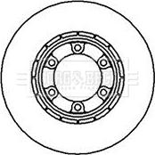 Borg & Beck BBD5006 - Brake Disc autospares.lv