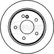 Borg & Beck BBD5001 - Brake Disc autospares.lv