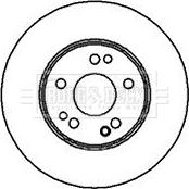 Borg & Beck BBD5002 - Brake Disc autospares.lv