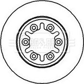 Borg & Beck BBD5010 - Brake Disc autospares.lv