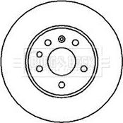 Borg & Beck BBD5084 - Brake Disc autospares.lv