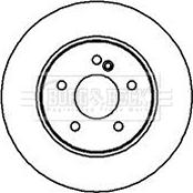 Borg & Beck BBD5080 - Brake Disc autospares.lv