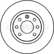 Borg & Beck BBD5039 - Brake Disc autospares.lv