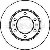 Borg & Beck BBD5036 - Brake Disc autospares.lv