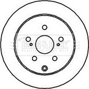 Borg & Beck BBD5030 - Brake Disc autospares.lv