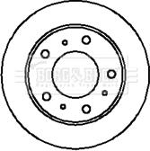 Borg & Beck BBD5032 - Brake Disc autospares.lv