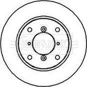 Borg & Beck BBD5026 - Brake Disc autospares.lv