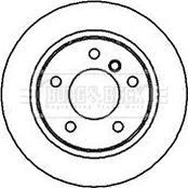 Borg & Beck BBD5077 - Brake Disc autospares.lv