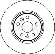 Borg & Beck BBD5190 - Brake Disc autospares.lv