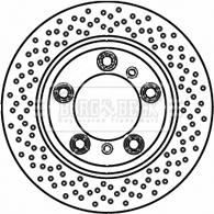 Borg & Beck BBD5191 - Brake Disc autospares.lv