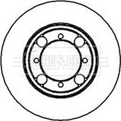 Borg & Beck BBD5154 - Brake Disc autospares.lv