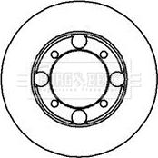 Borg & Beck BBD5156 - Brake Disc autospares.lv