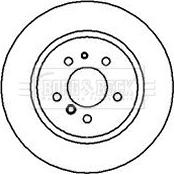 Borg & Beck BBD5151 - Brake Disc autospares.lv