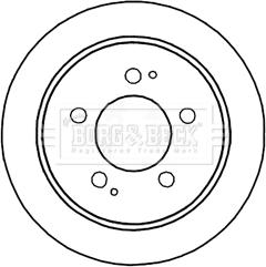 BENDIX 521859 - Brake Disc autospares.lv