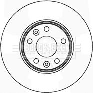 Borg & Beck BBD5163 - Brake Disc autospares.lv