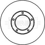 Borg & Beck BBD5105 - Brake Disc autospares.lv