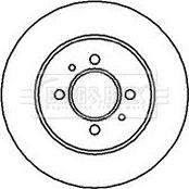 Borg & Beck BBD5101 - Brake Disc autospares.lv