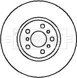 Borg & Beck BBD5108 - Brake Disc autospares.lv