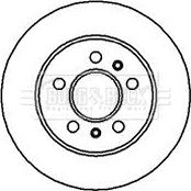 Borg & Beck BBD5102 - Brake Disc autospares.lv