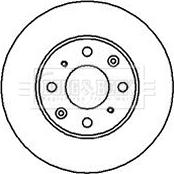 Borg & Beck BBD5114 - Brake Disc autospares.lv