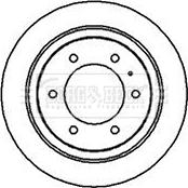 Borg & Beck BBD5115 - Brake Disc autospares.lv