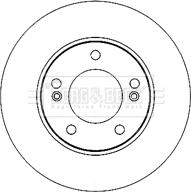 Borg & Beck BBD5189 - Brake Disc autospares.lv