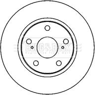 Borg & Beck BBD5183 - Brake Disc autospares.lv