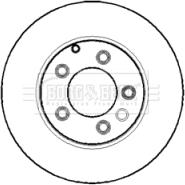 Borg & Beck BBD5131 - Brake Disc autospares.lv