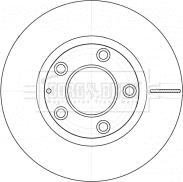 Borg & Beck BBD5138 - Brake Disc autospares.lv