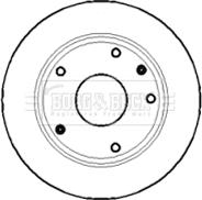 Borg & Beck BBD5126 - Brake Disc autospares.lv