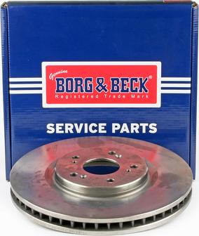 Borg & Beck BBD5892S - Brake Disc autospares.lv