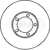 Borg & Beck BBD5847S - Brake Disc autospares.lv