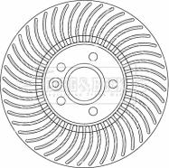 Borg & Beck BBD5800S - Brake Disc autospares.lv