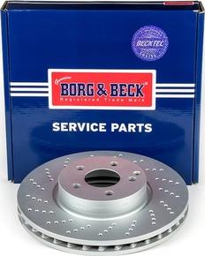 Borg & Beck BBD5811S - Brake Disc autospares.lv