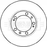 Borg & Beck BBD5885S - Brake Disc autospares.lv