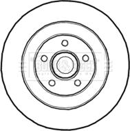 Borg & Beck BBD5839S - Brake Disc autospares.lv