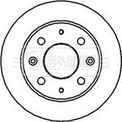 Borg & Beck BBD5835S - Brake Disc autospares.lv