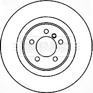 Borg & Beck BBD5830S - Brake Disc autospares.lv