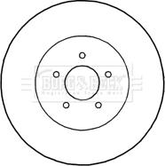 Borg & Beck BBD5827S - Brake Disc autospares.lv