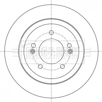 Borg & Beck BBD5398 - Brake Disc autospares.lv