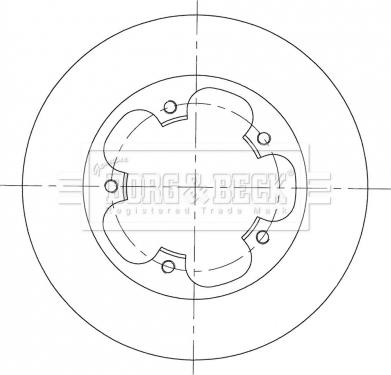 Borg & Beck BBD5364 - Brake Disc autospares.lv