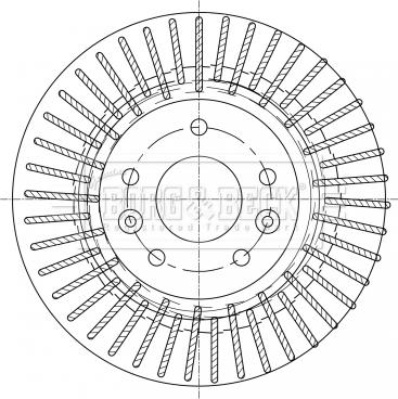 Borg & Beck BBD5363 - Brake Disc autospares.lv