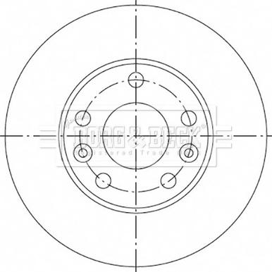 Borg & Beck BBD5335 - Brake Disc autospares.lv