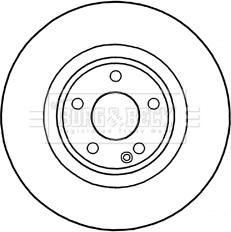 Borg & Beck BBD5324 - Brake Disc autospares.lv