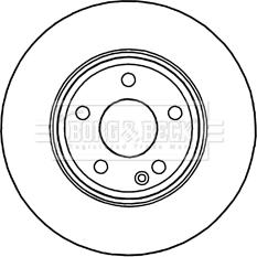 FTE BS7509 - Brake Disc autospares.lv