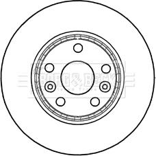 Borg & Beck BBD5323 - Brake Disc autospares.lv