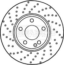 Borg & Beck BBD5322 - Brake Disc autospares.lv