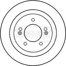 CAR BS 6064 - Brake Disc autospares.lv